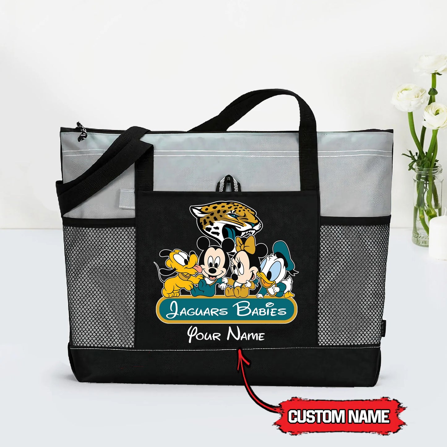 Jacksonville Jaguars Personalized Babies Tote Bag AZBTBTB000031