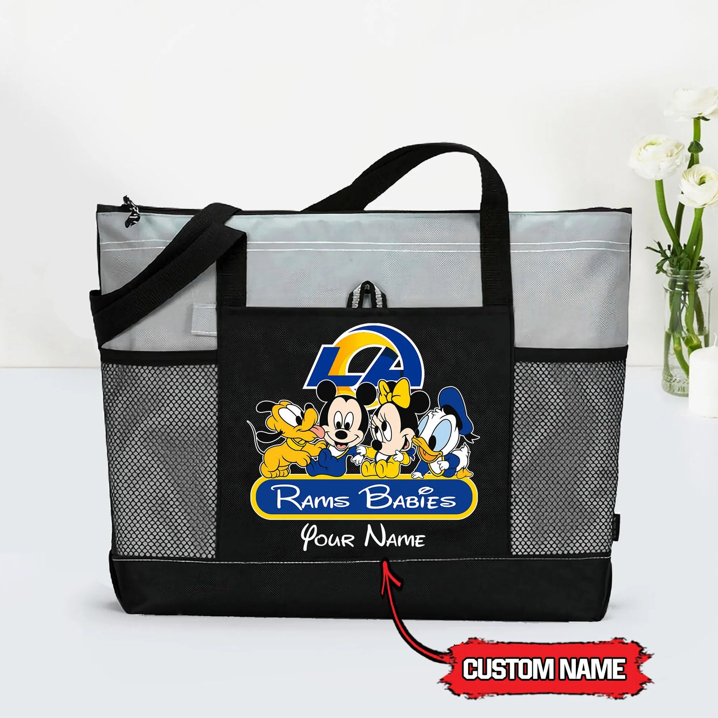 Los Angeles Rams Personalized Babies Tote Bag AZBTBTB000007