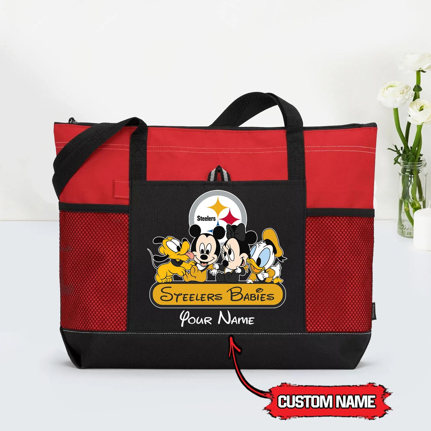 Pittsburgh Steelers Personalized Babies Tote Bag AZBTBTB000006