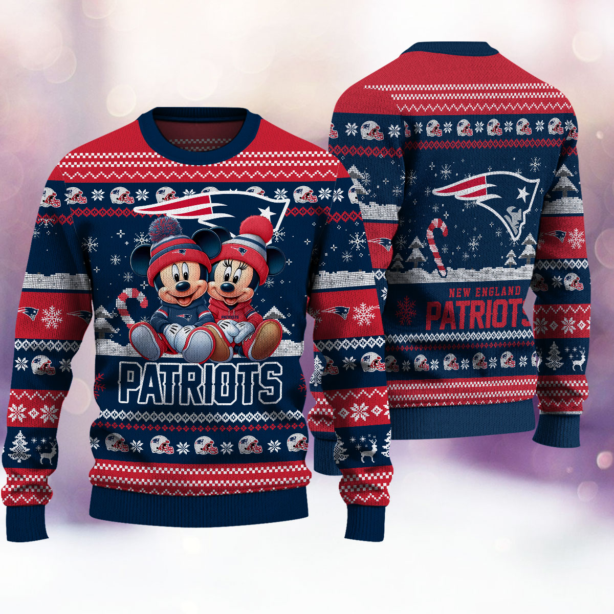 New England Patriots Premium Collections Ugly Christmas Sweater AZBTUSW000354