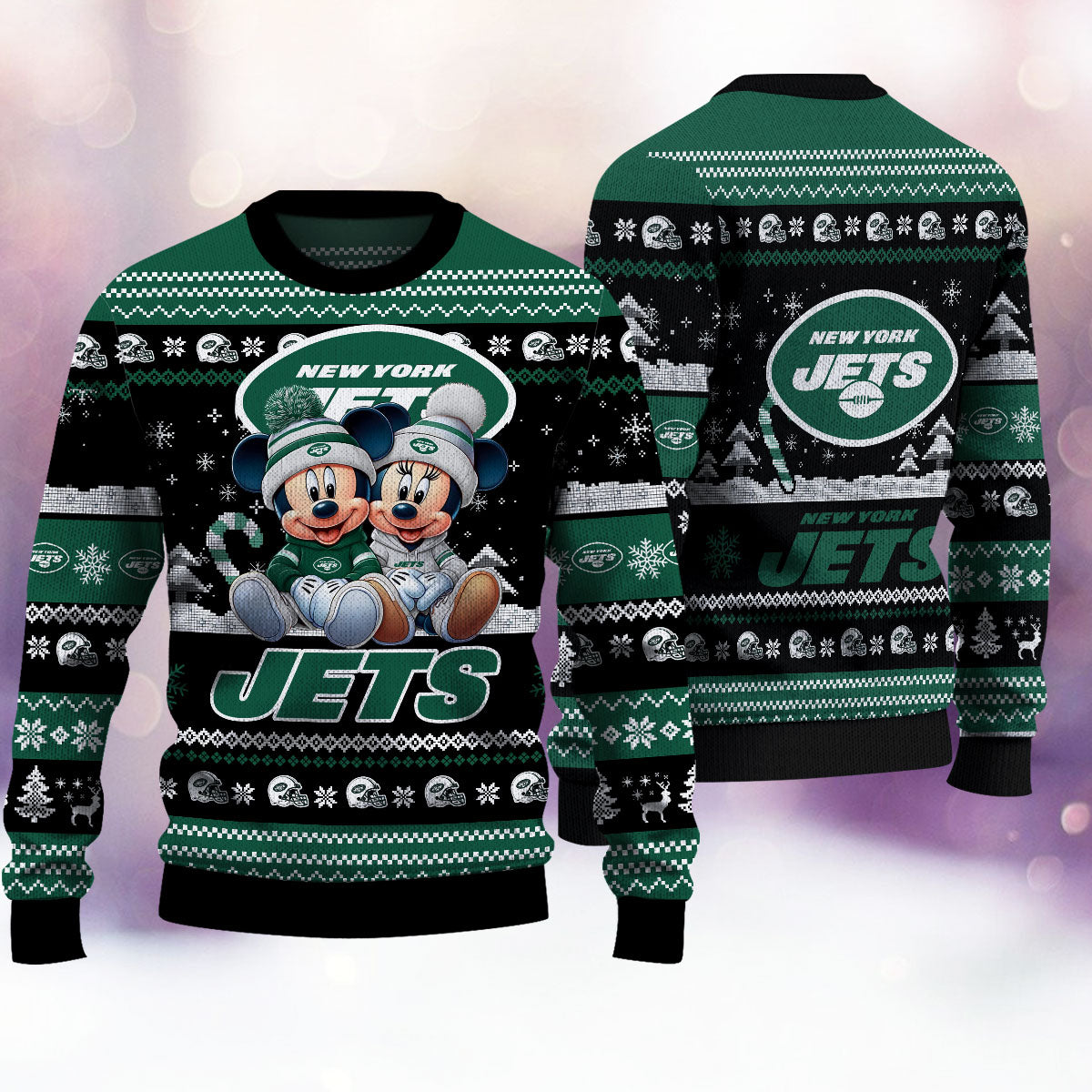 New York Jets Premium Collections Ugly Christmas Sweater AZBTUSW000357