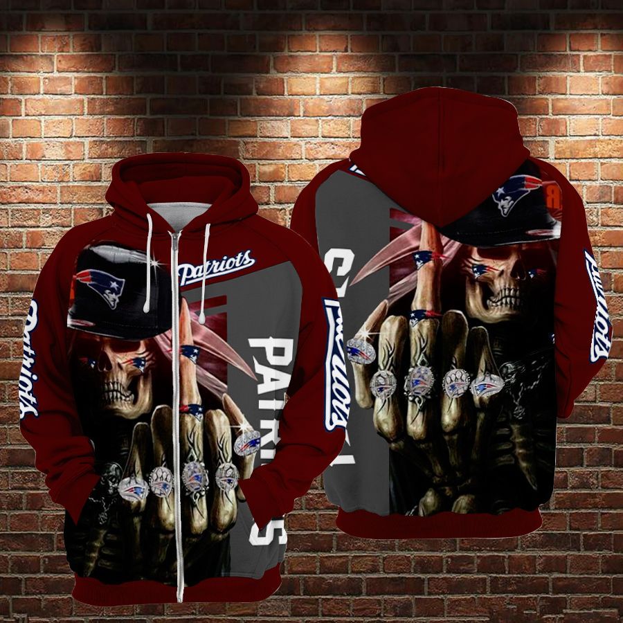 New England Patriots 3 Style Hoodie
