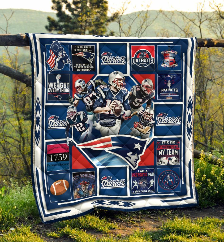 New England Patriots 3D Premium Quilt