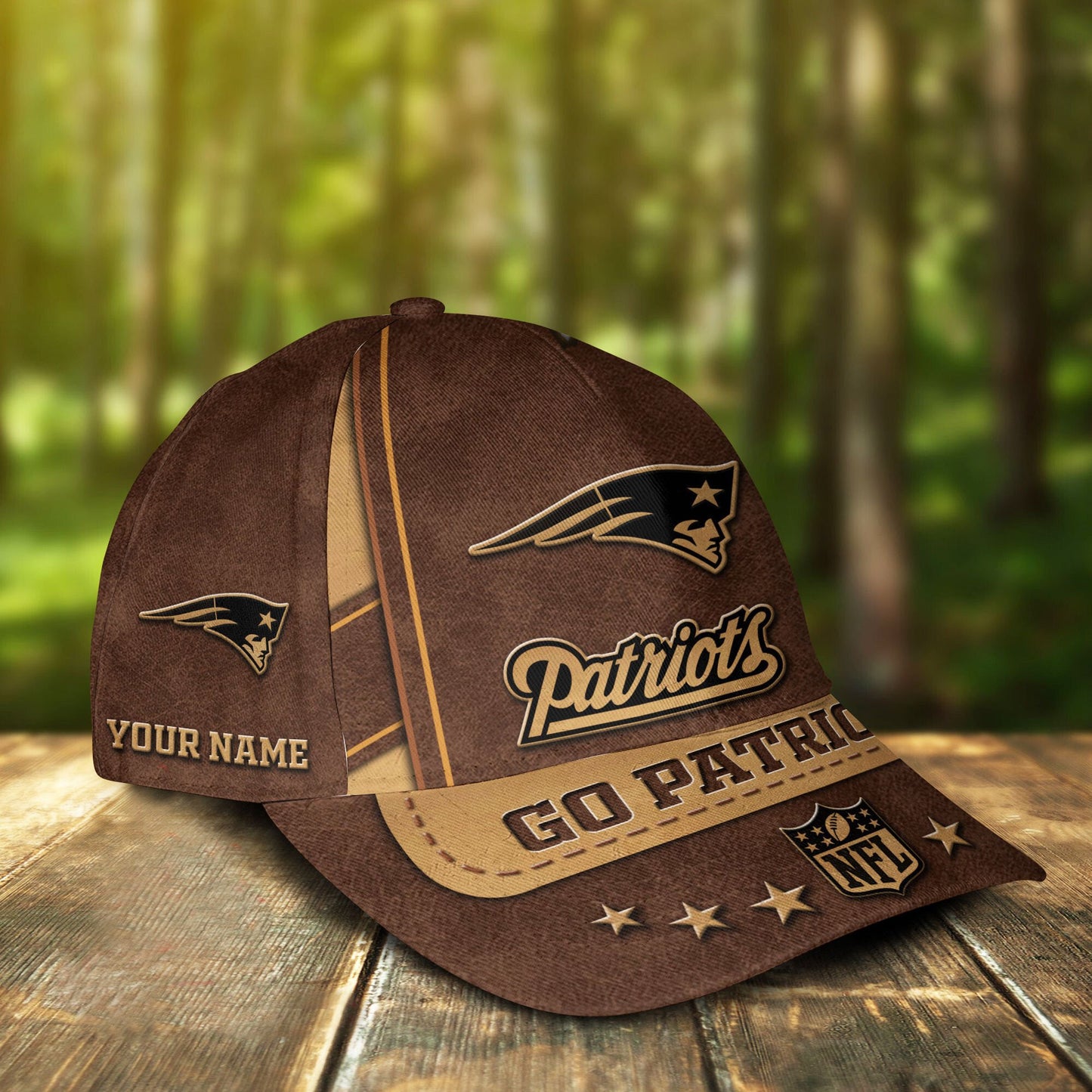 New England Patriots Personalized Classic Cap BG883
