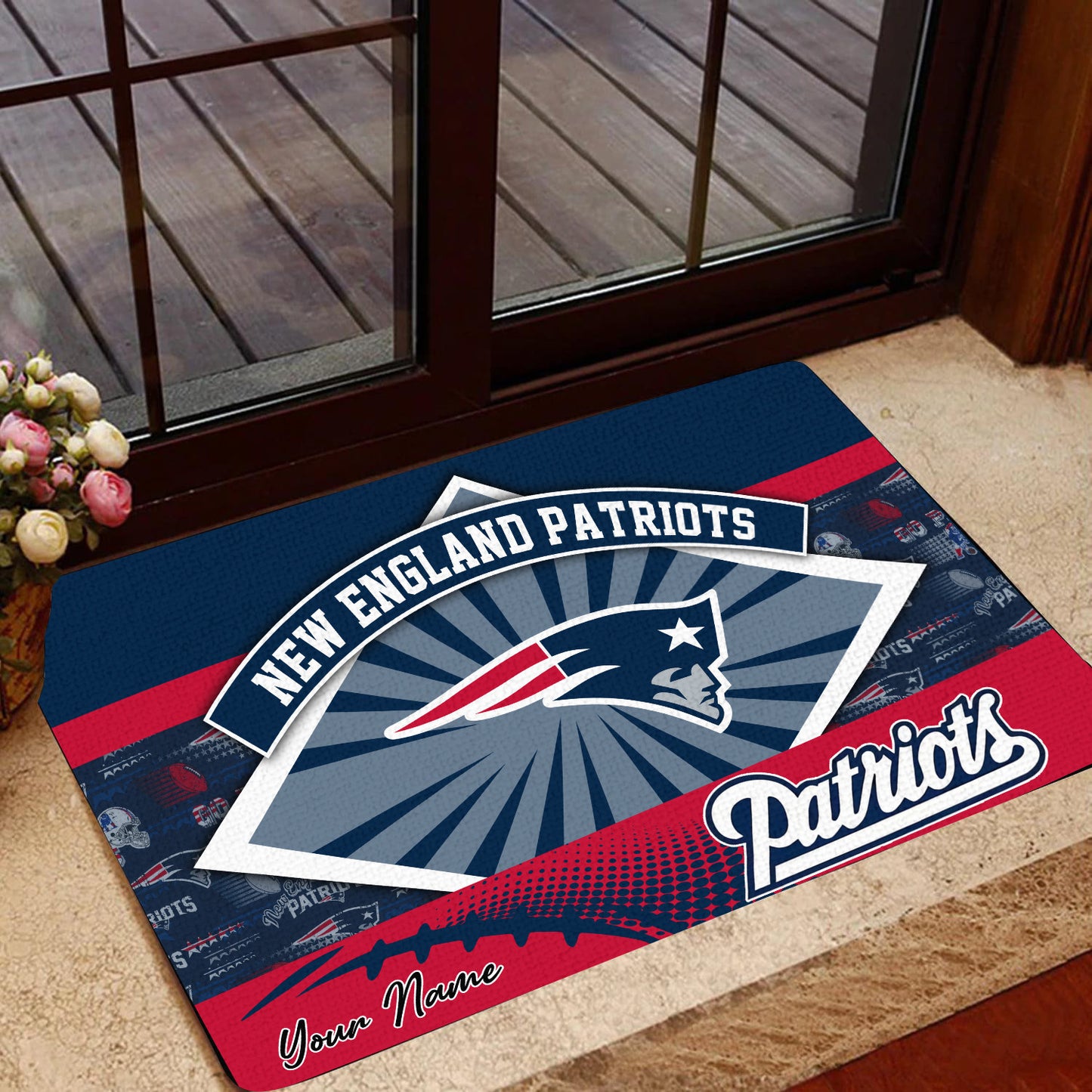 New England Patriots Personalized Doormat BG241