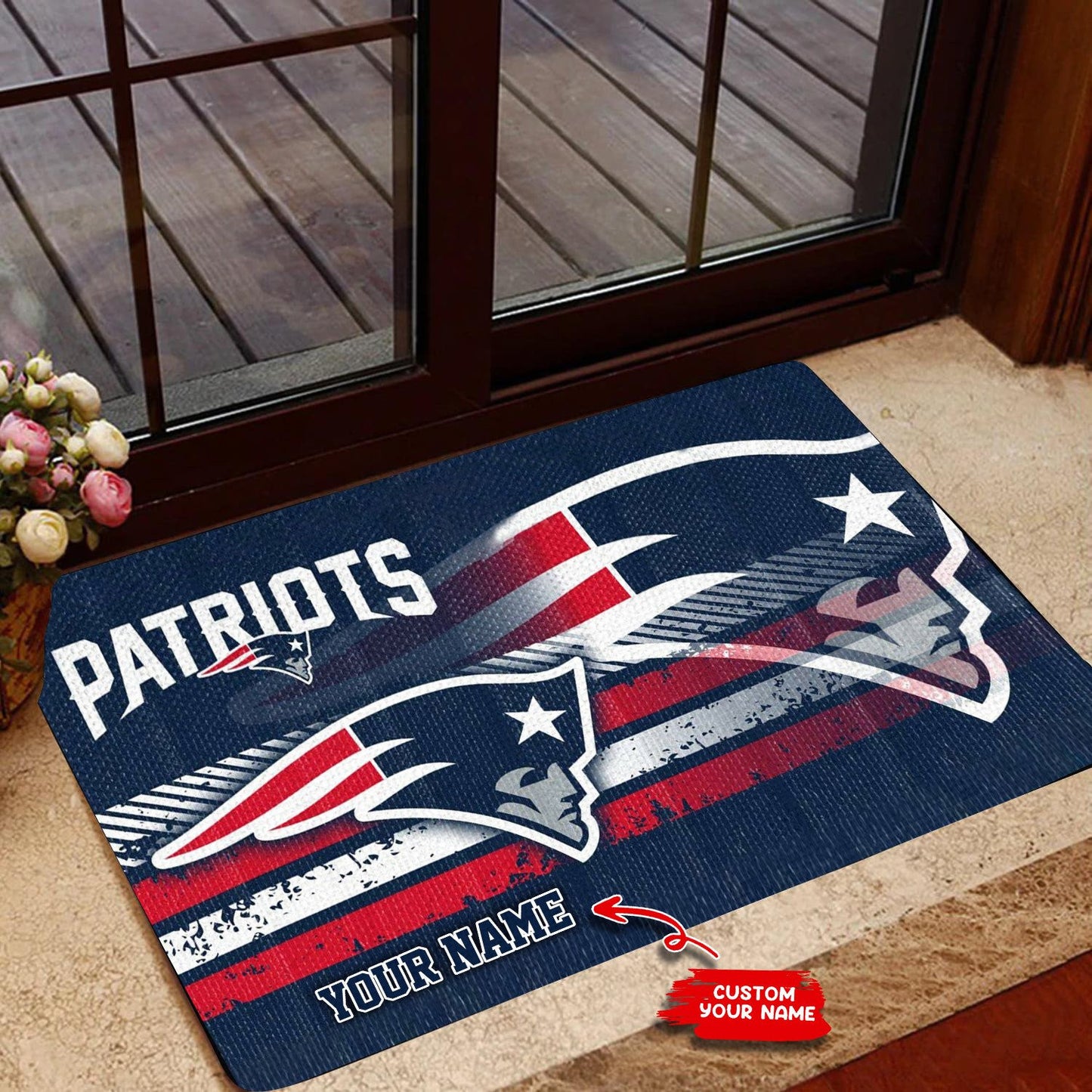 New England Patriots Personalized Doormat BG99