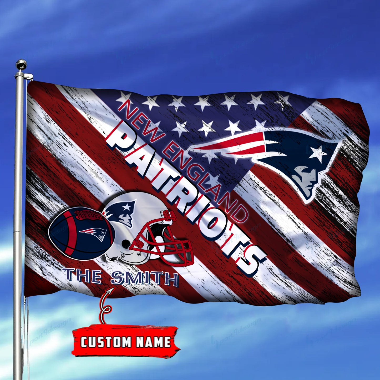 New England Patriots Personalized Flag 153