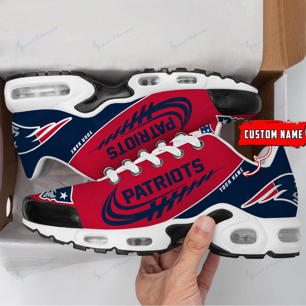 New England Patriots Personalized Plus T-N Youth Sneakers BG19