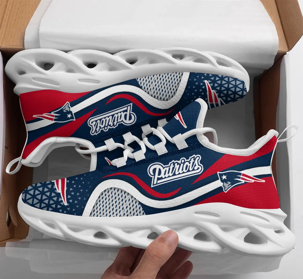 New England Patriots Personalized Yezy Running Sneakers BG255