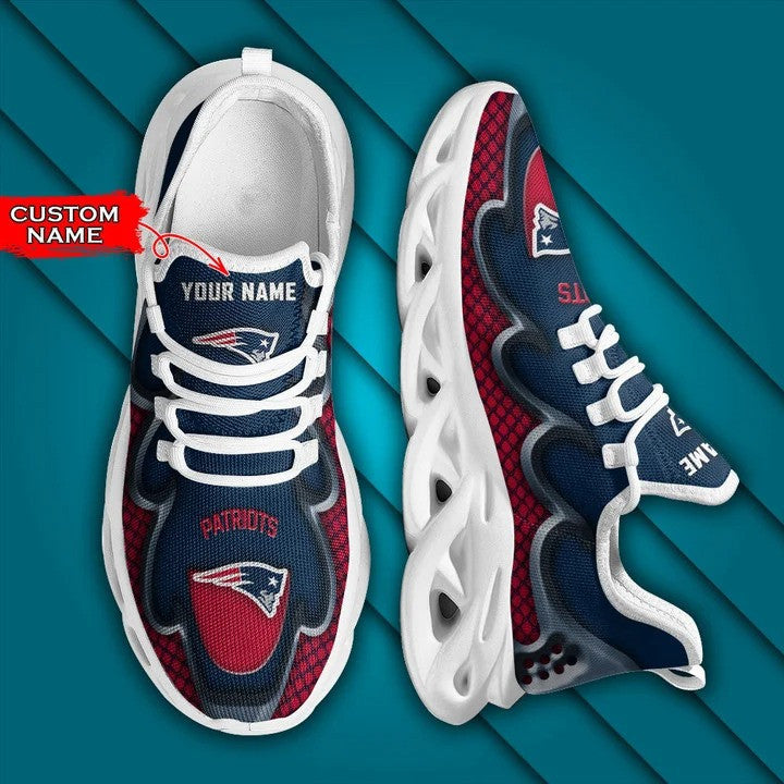 New England Patriots Personalized Yezy Running Sneakers BG420