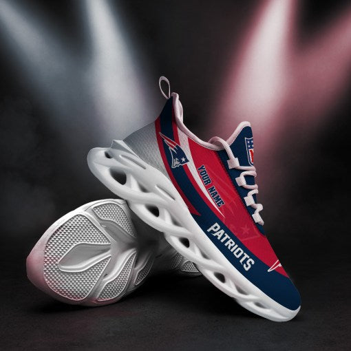 New England Patriots Personalized Yezy Running Sneakers SPDMS805
