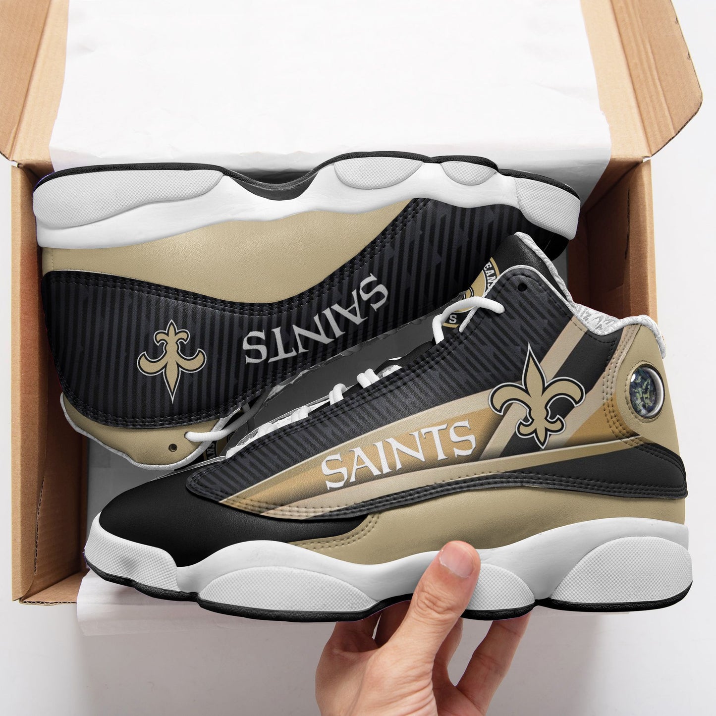 New Orleans Saints Air JD13 Sneakers 723