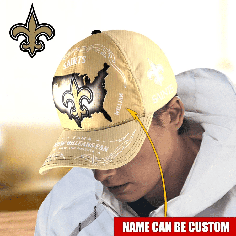 New Orleans Saints Baseball Caps Custom Name