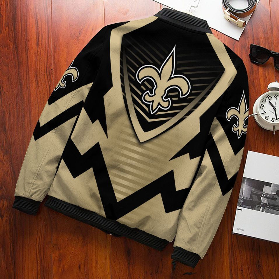 New Orleans Saints Bomber Jacket 600