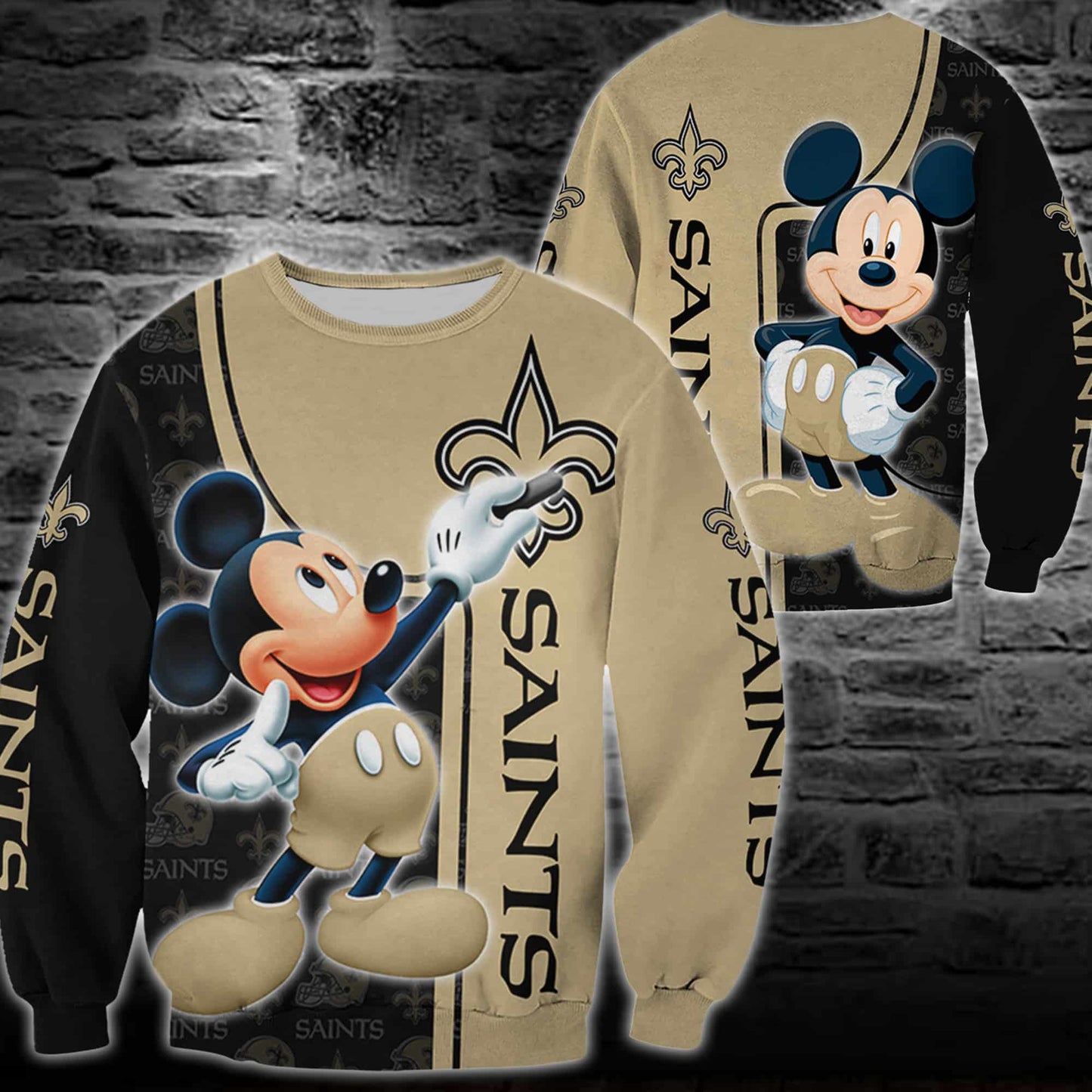 New Orleans Saints Mickey All Over Printed 119