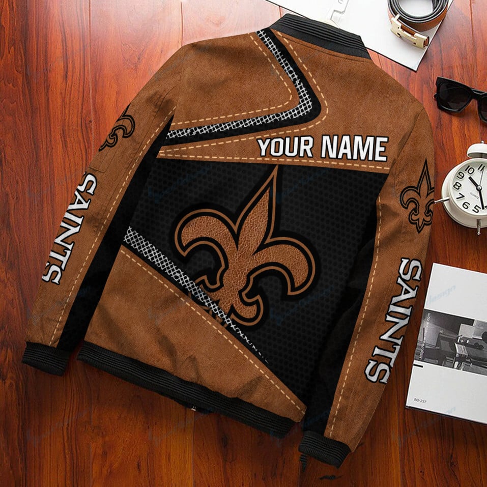 New Orleans Saints Personalized Bomber Jacket BG467