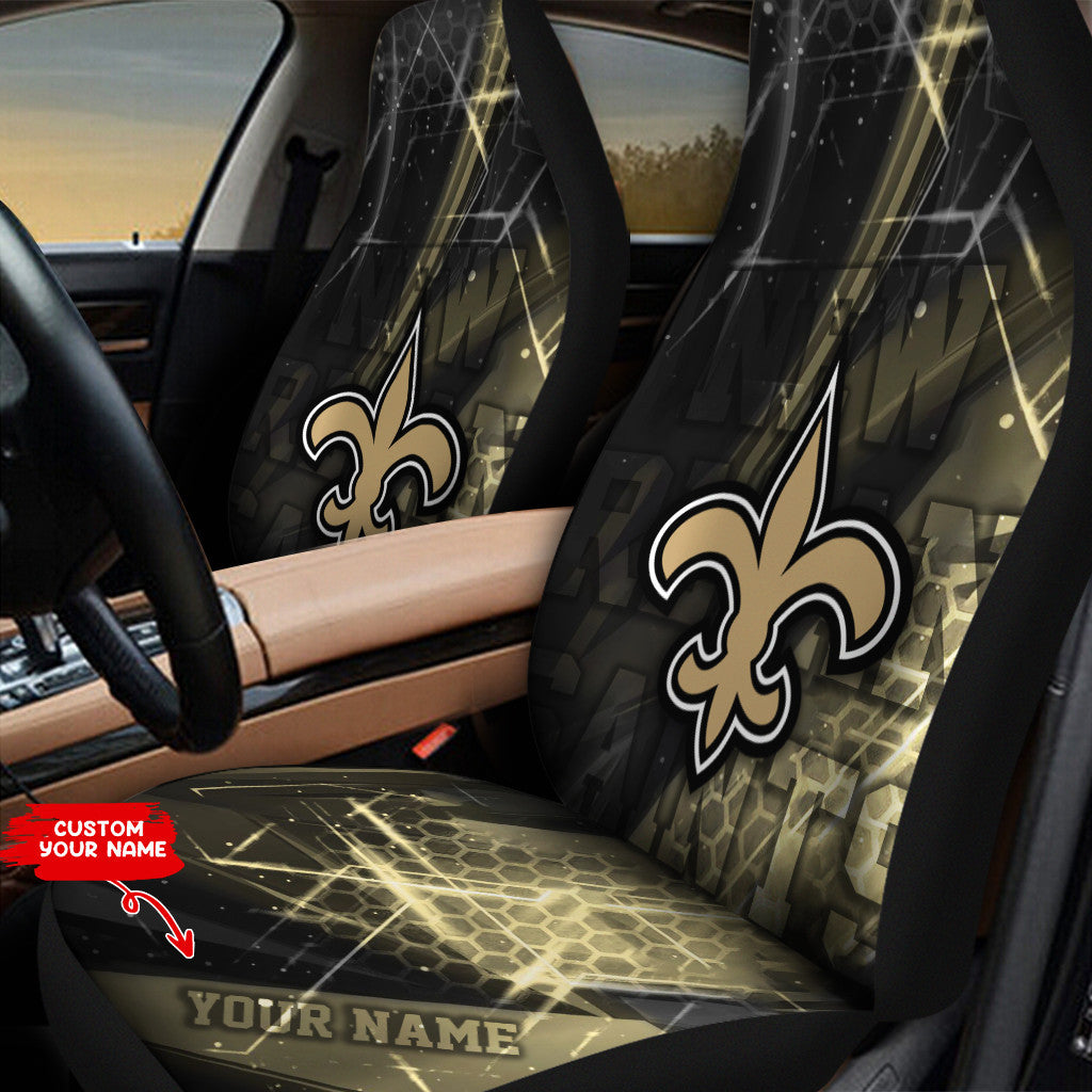 New Orleans Saints Personalized Car Seat Covers BG268