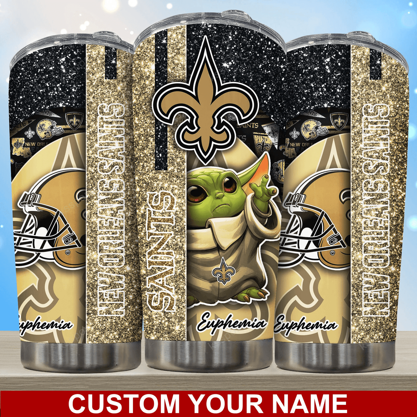 New Orleans Saints Personalized Tumbler BG171