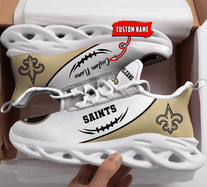 New Orleans Saints Personalized Yezy Running Sneakers BG65