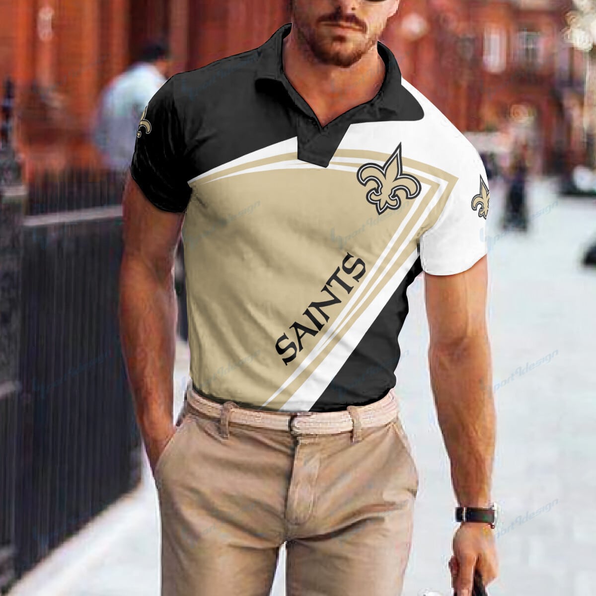 New Orleans Saints Polo T-shirt BG05