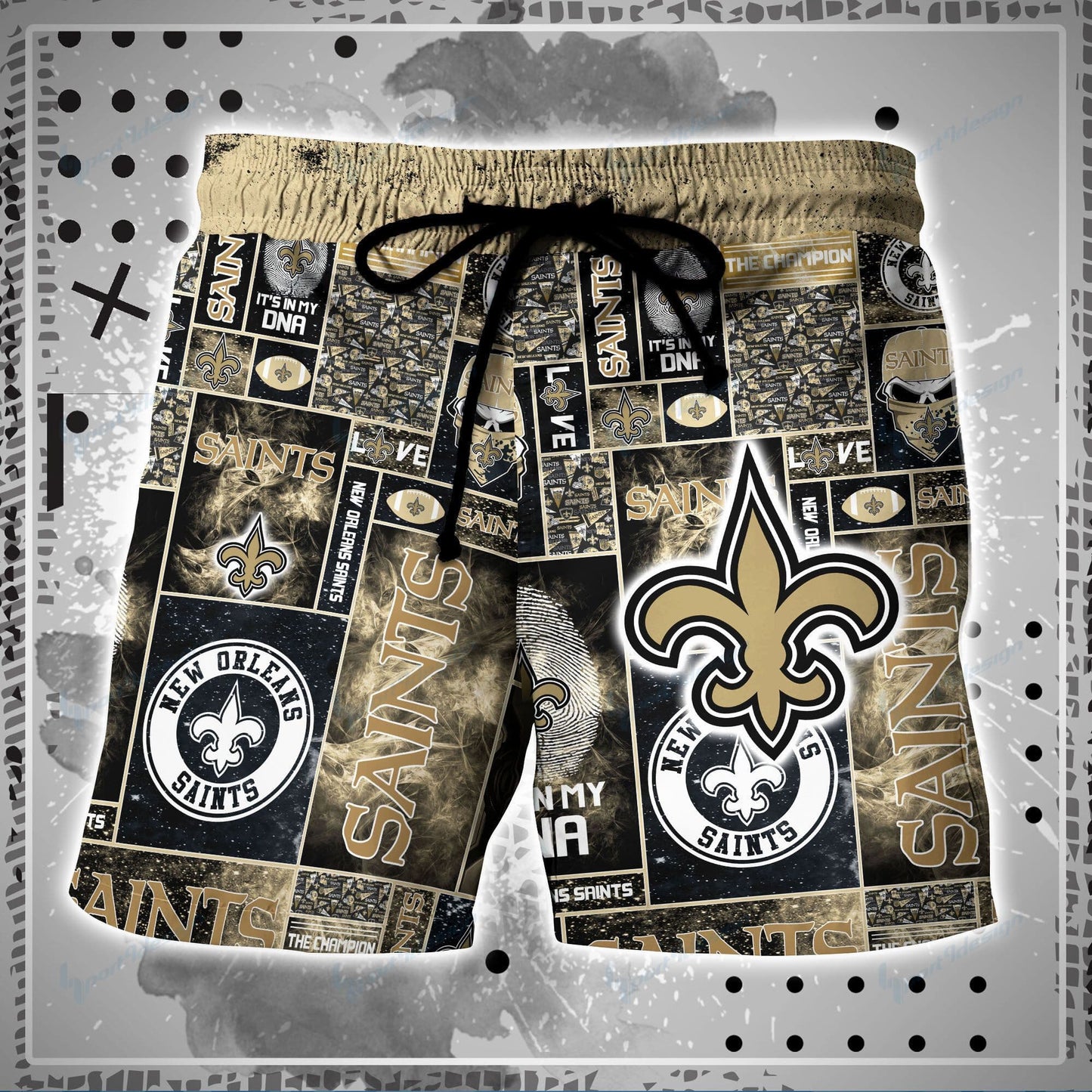 New Orleans Saints Shirt and Shorts BG100