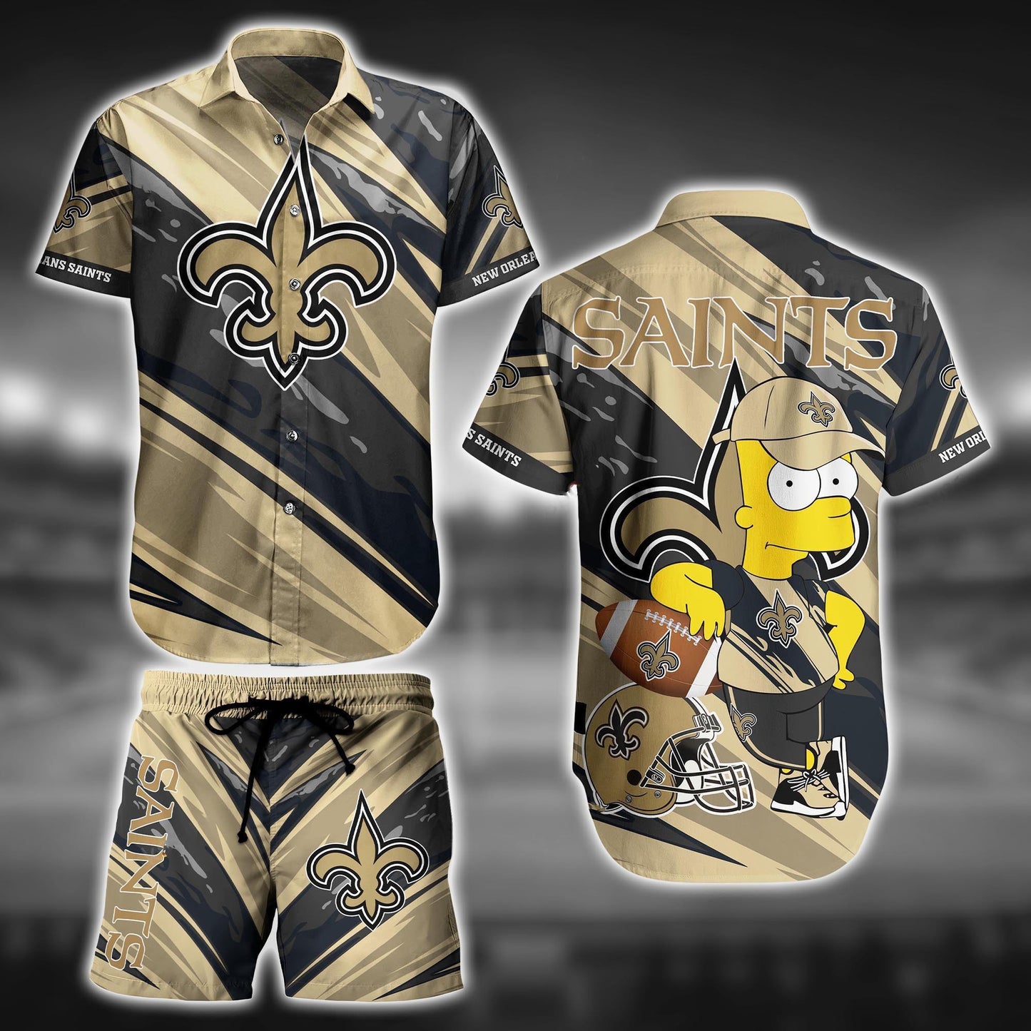 New Orleans Saints Shirt and Shorts BG210