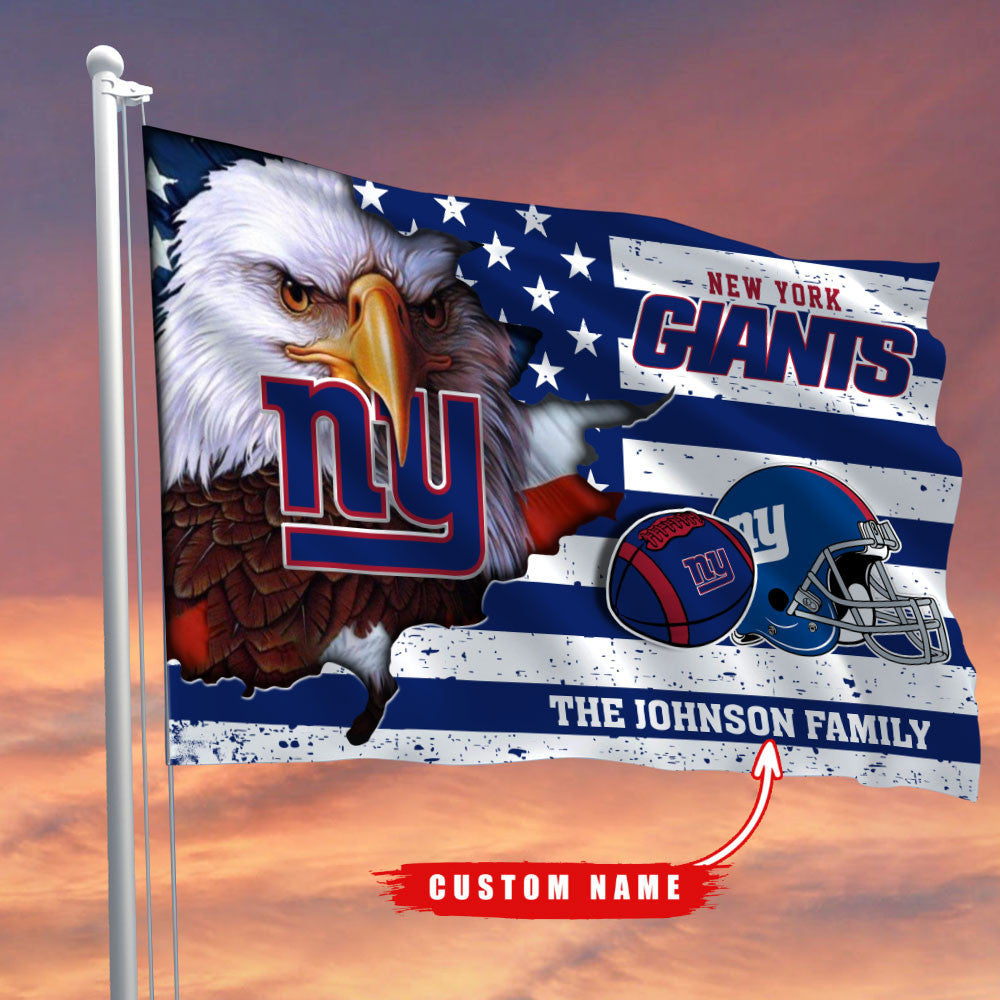 New York Giants-Flag-Custom Name