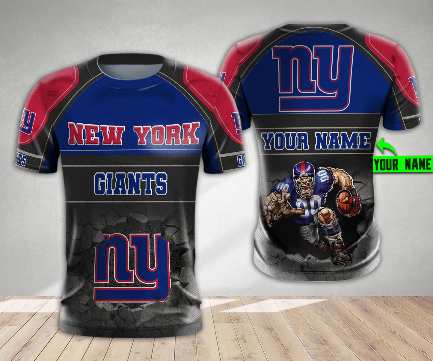 New York Giants Personalized All Over Printed 560