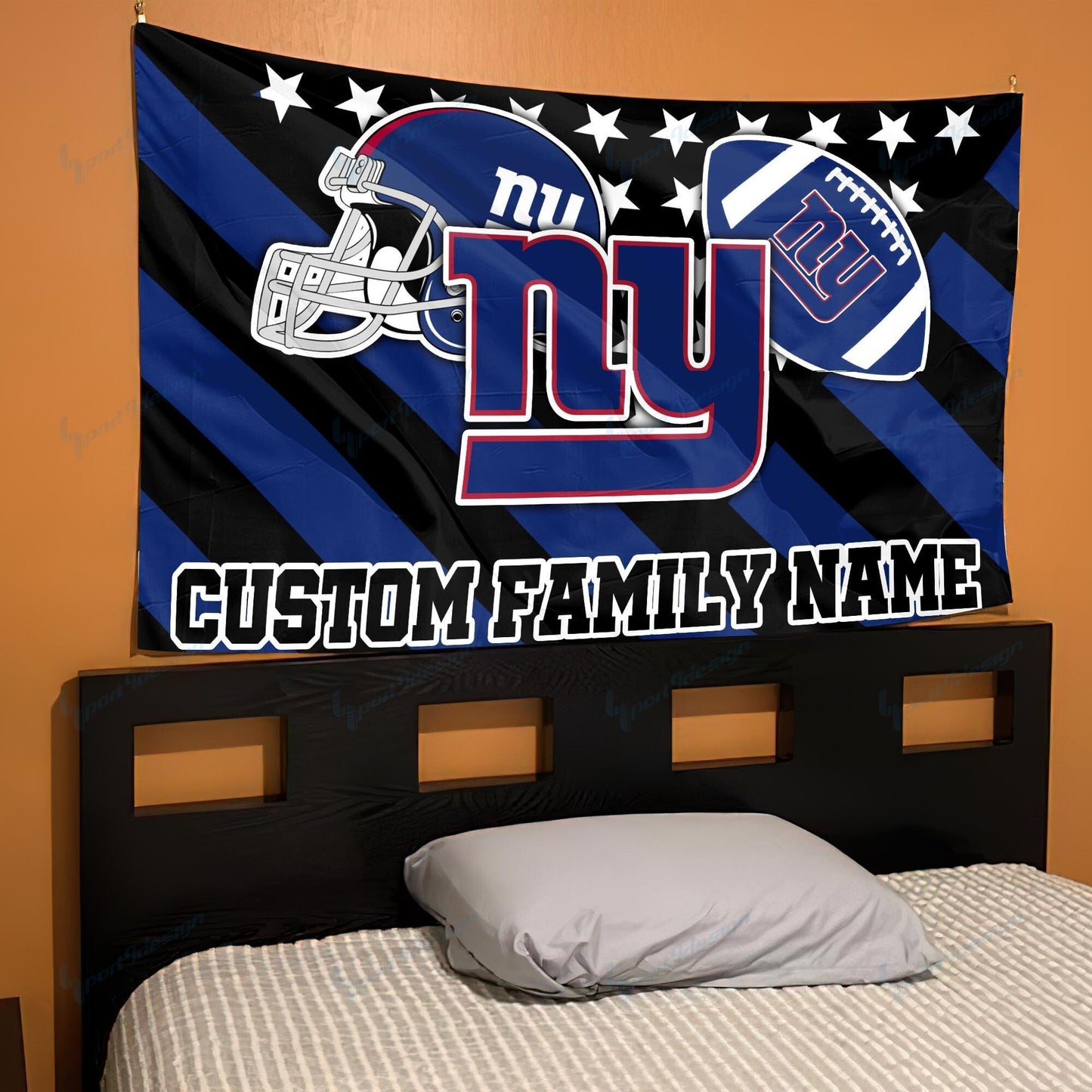 New York Giants Personalized Flag 86