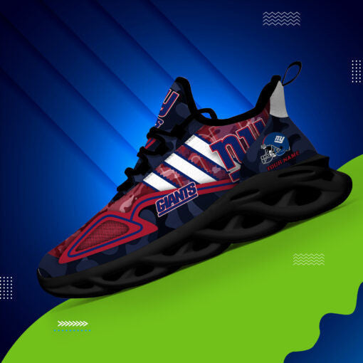 New York Giants Personalized Yezy Running Sneakers BB252