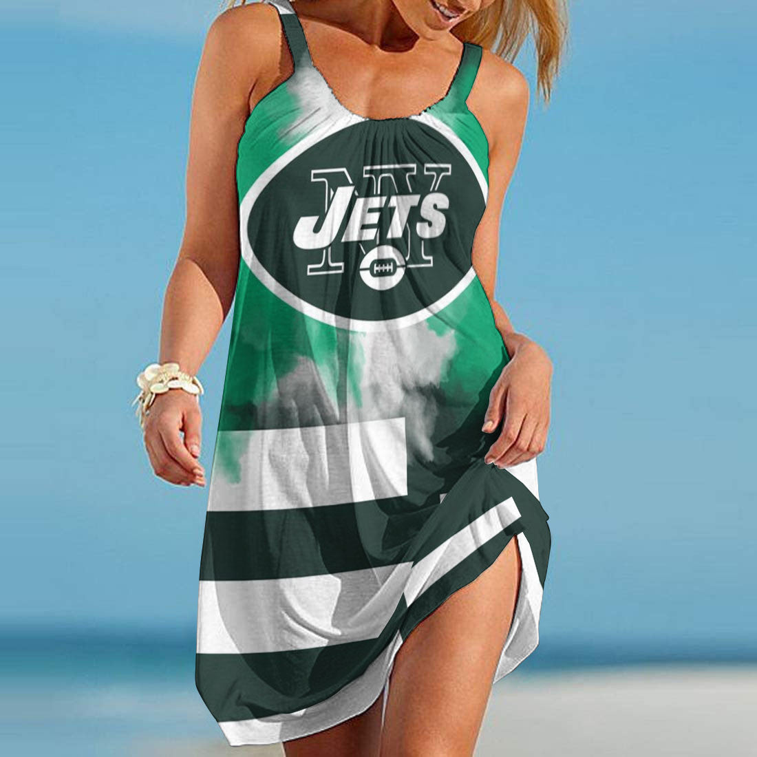 New York Jets Beach Dress BG31