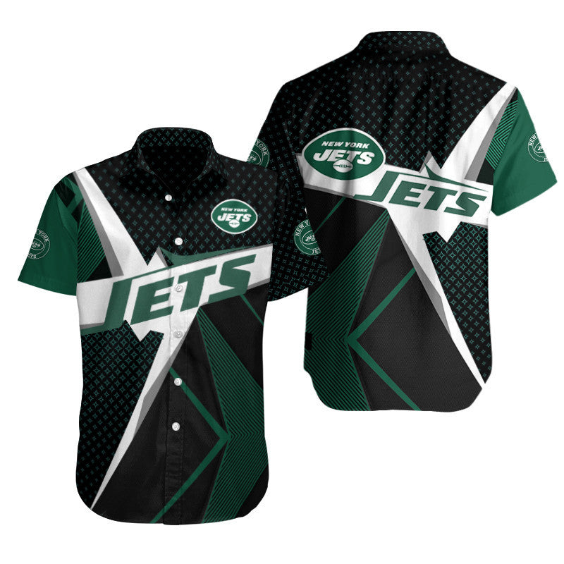 New York Jets Button Shirt BG763