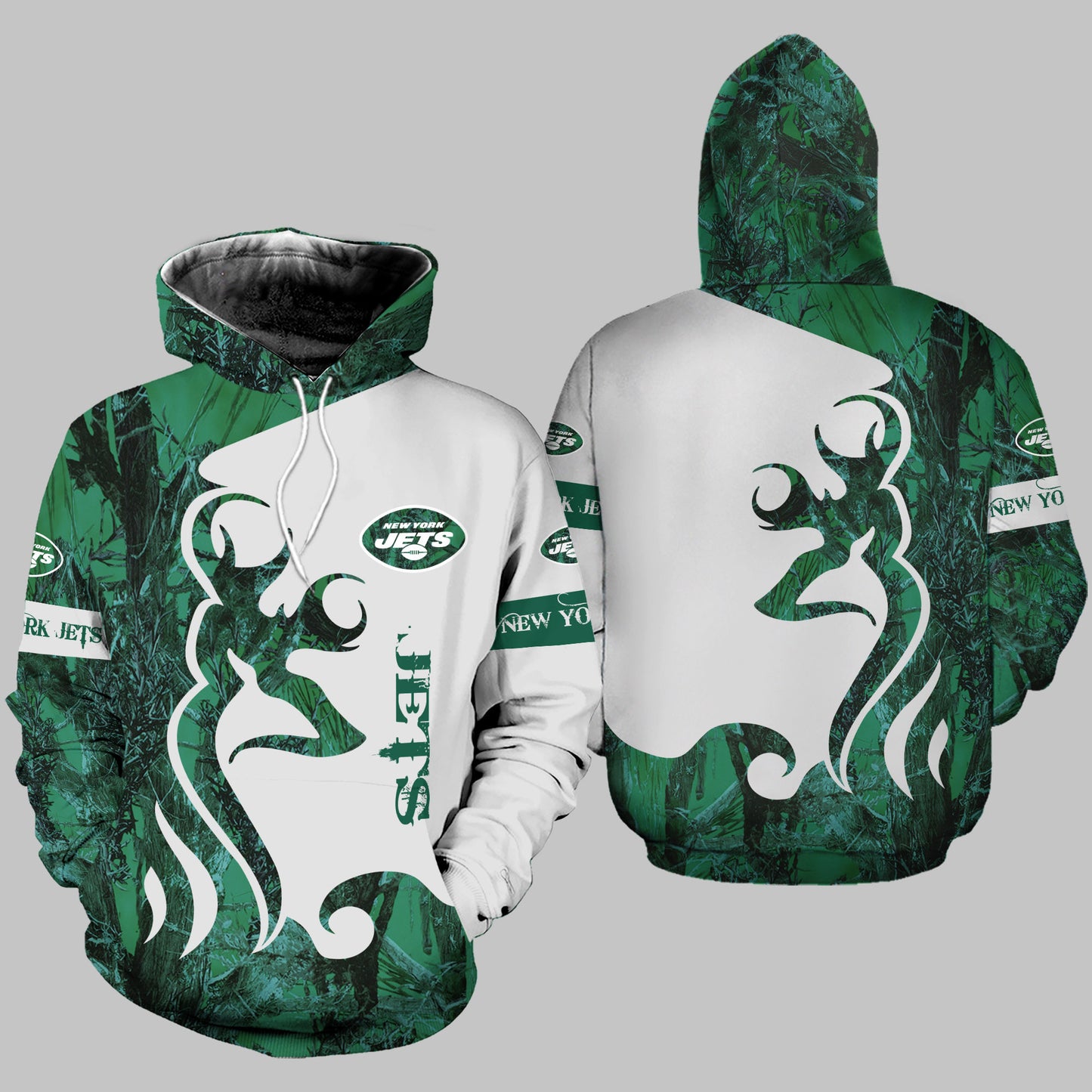 New York Jets Leggings And Hoodie BG53