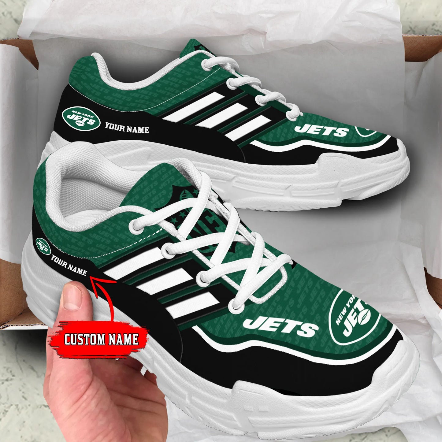New York Jets Personalized Chunky Sneakers 15