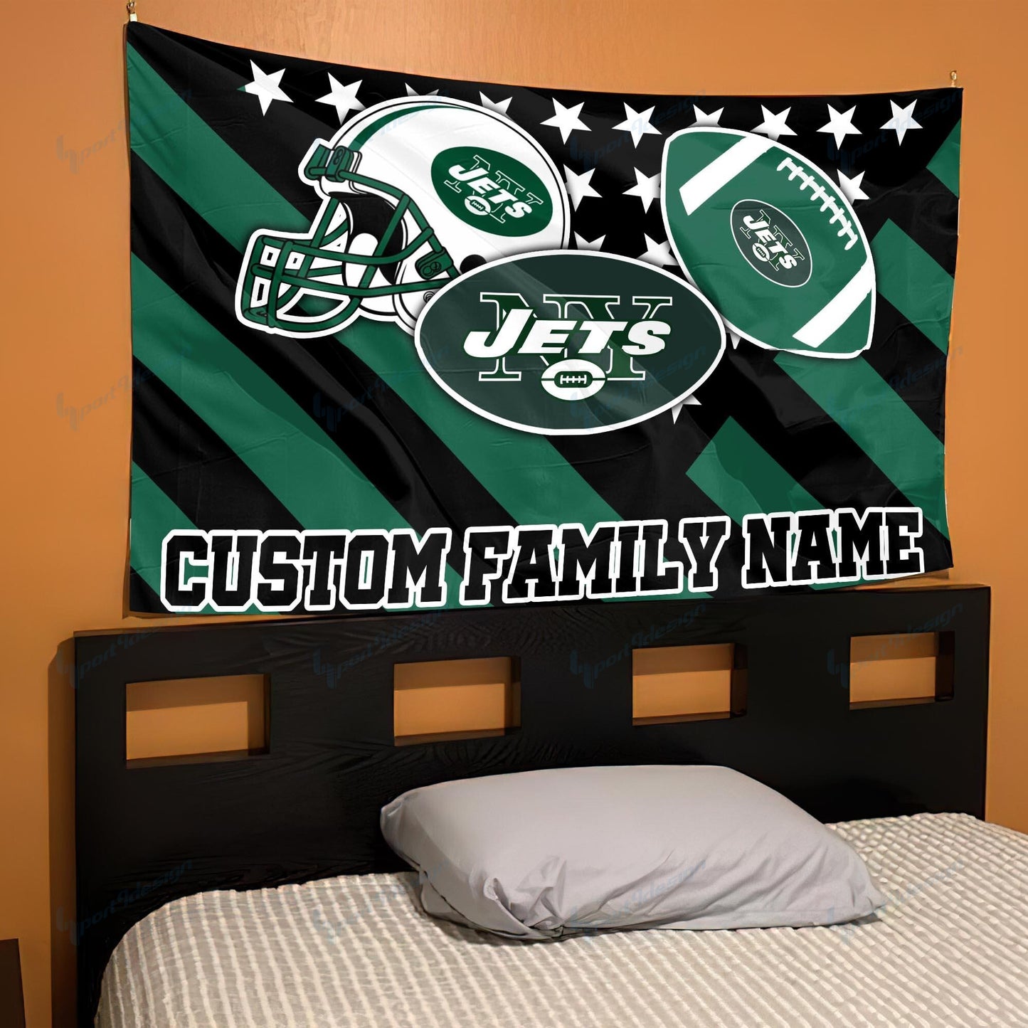 New York Jets Personalized Flag 87