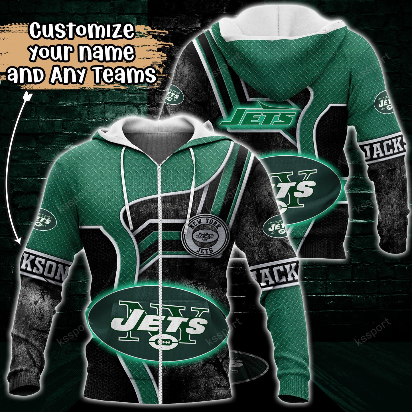 New York Jets Personalized Hoodie BG908