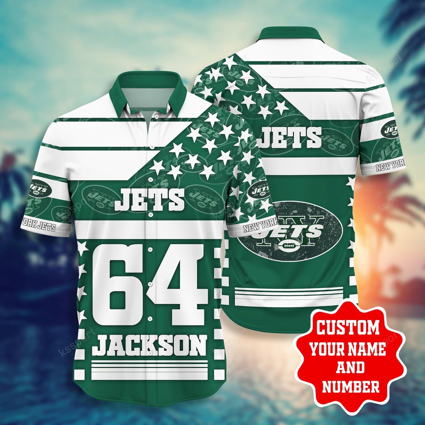 New York Jets Personalized Shirt and Shorts BG242