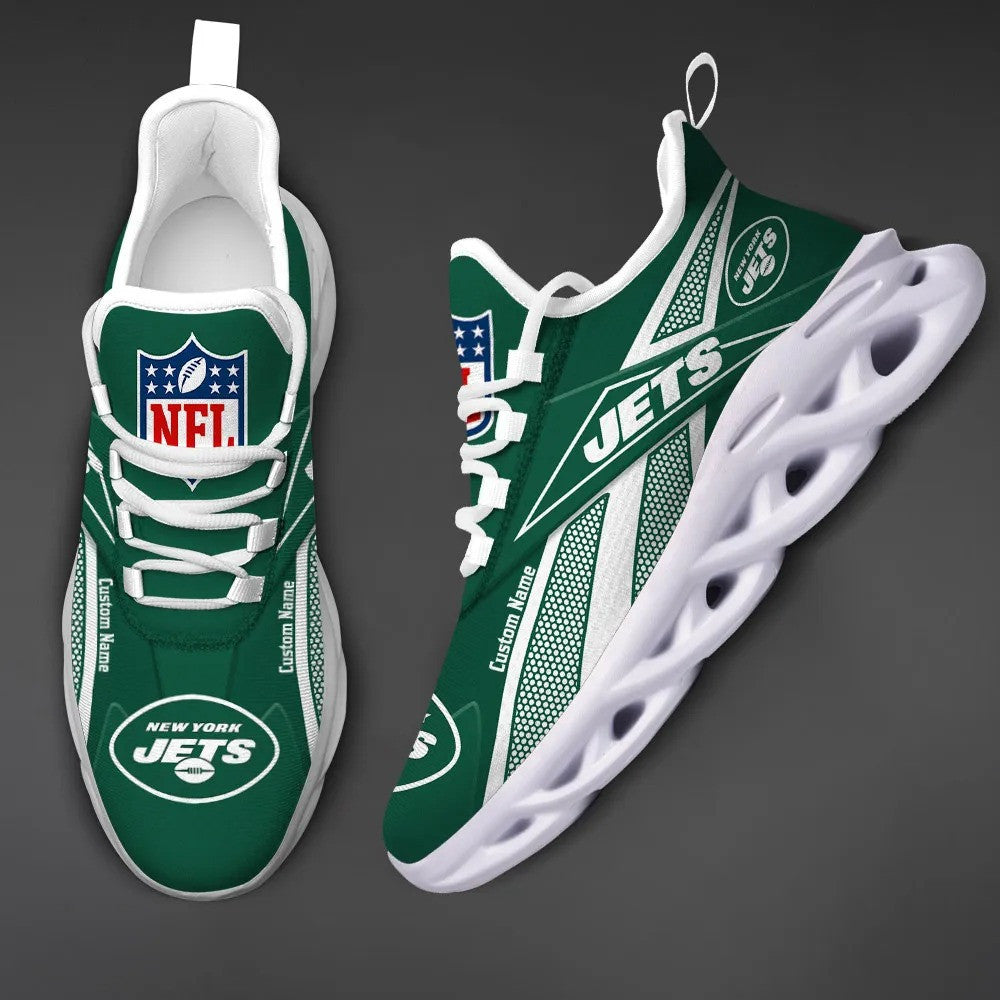 New York Jets Personalized Yezy Running Sneakers SPD537