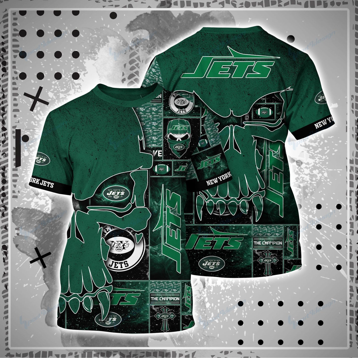 New York Jets Shirt and Shorts BG98