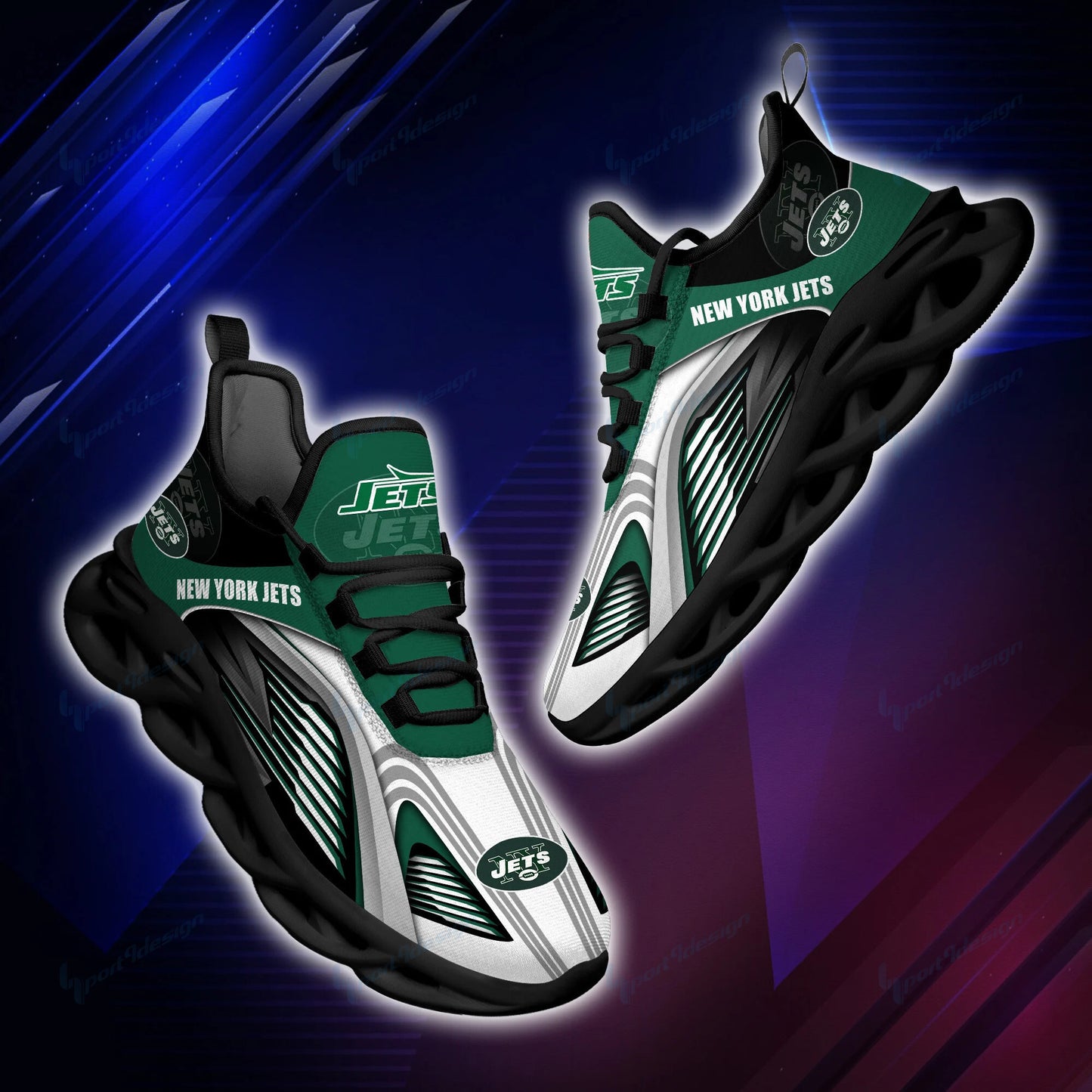 New York Jets Yezy Running Sneakers BB969