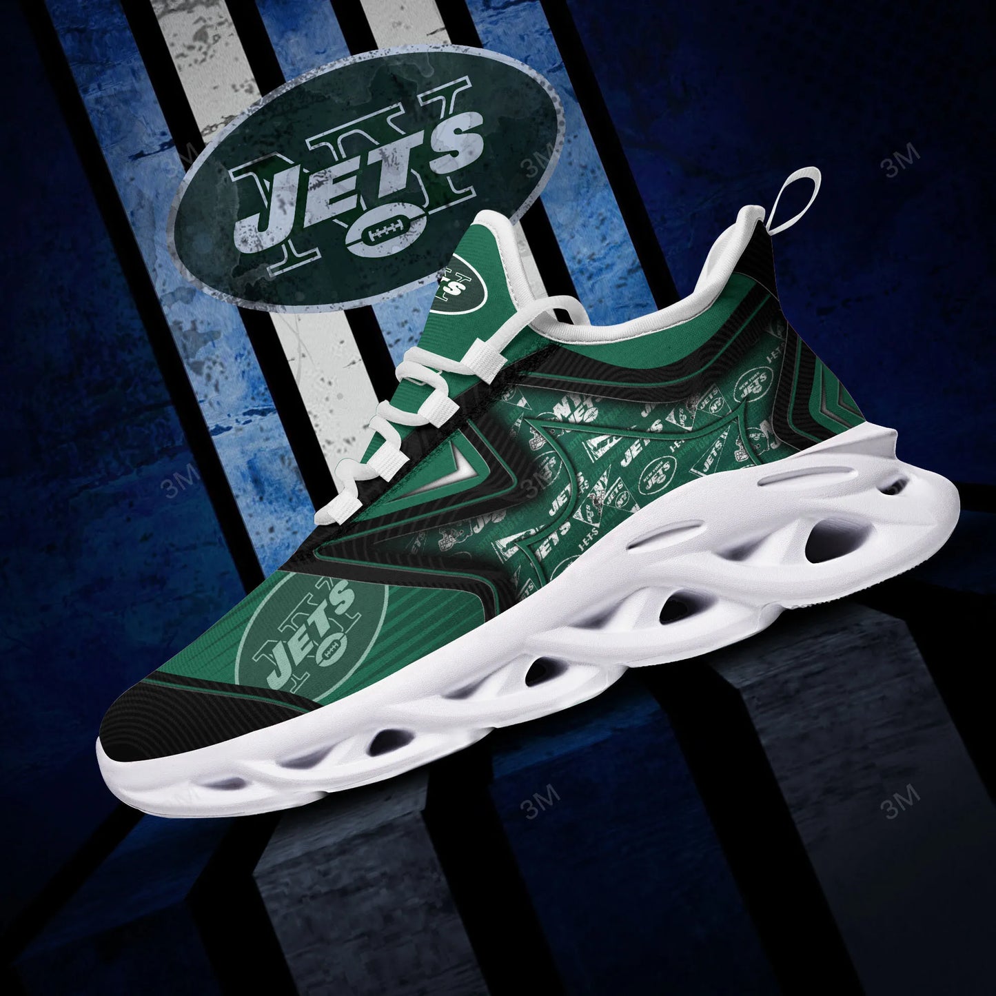 New York Jets Yezy Running Sneakers BG908