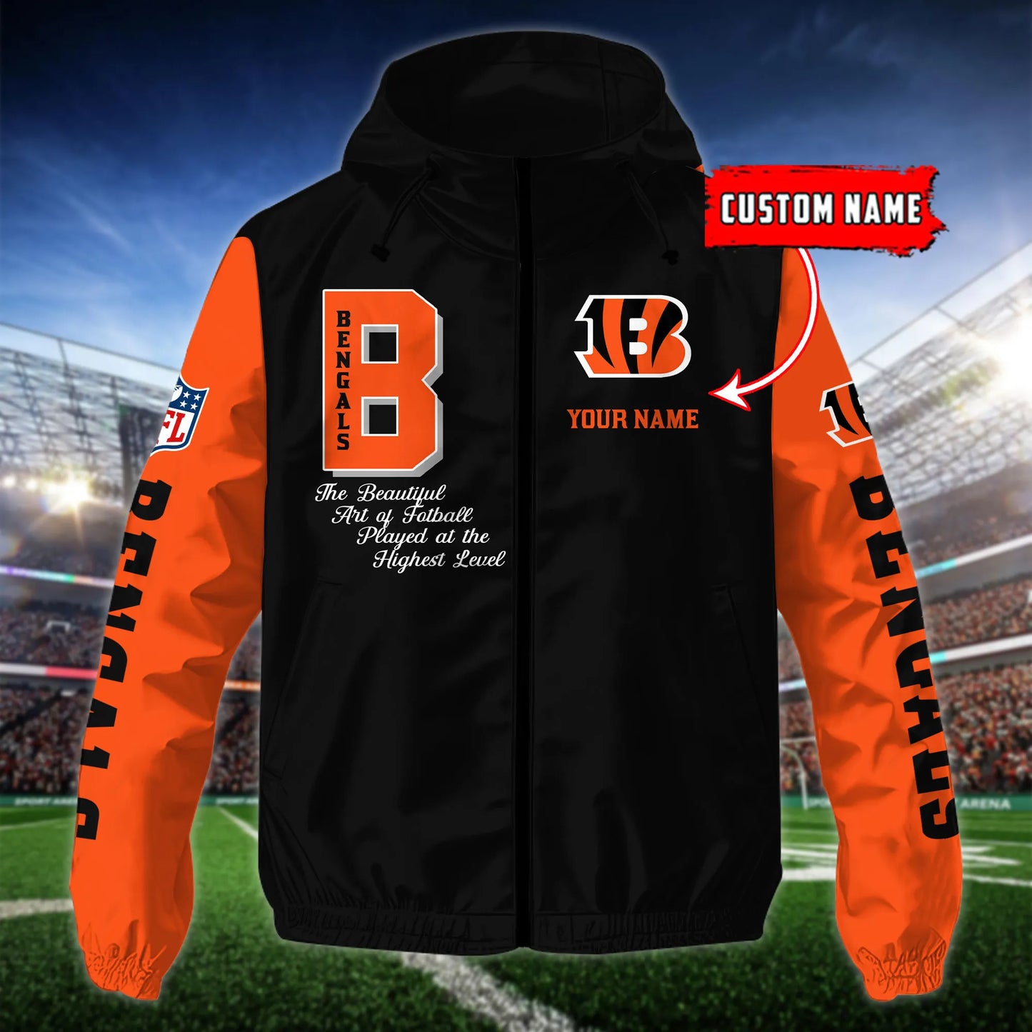 Cincinnati Bengals Outdoor Jacket AZBTOJ000135