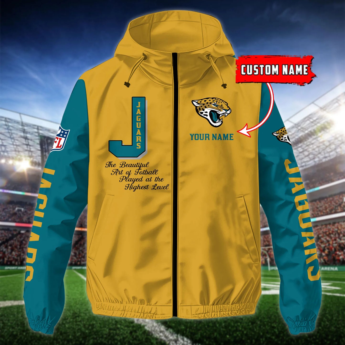 Jacksonville Jaguars Outdoor Jacket AZBTOJ000143