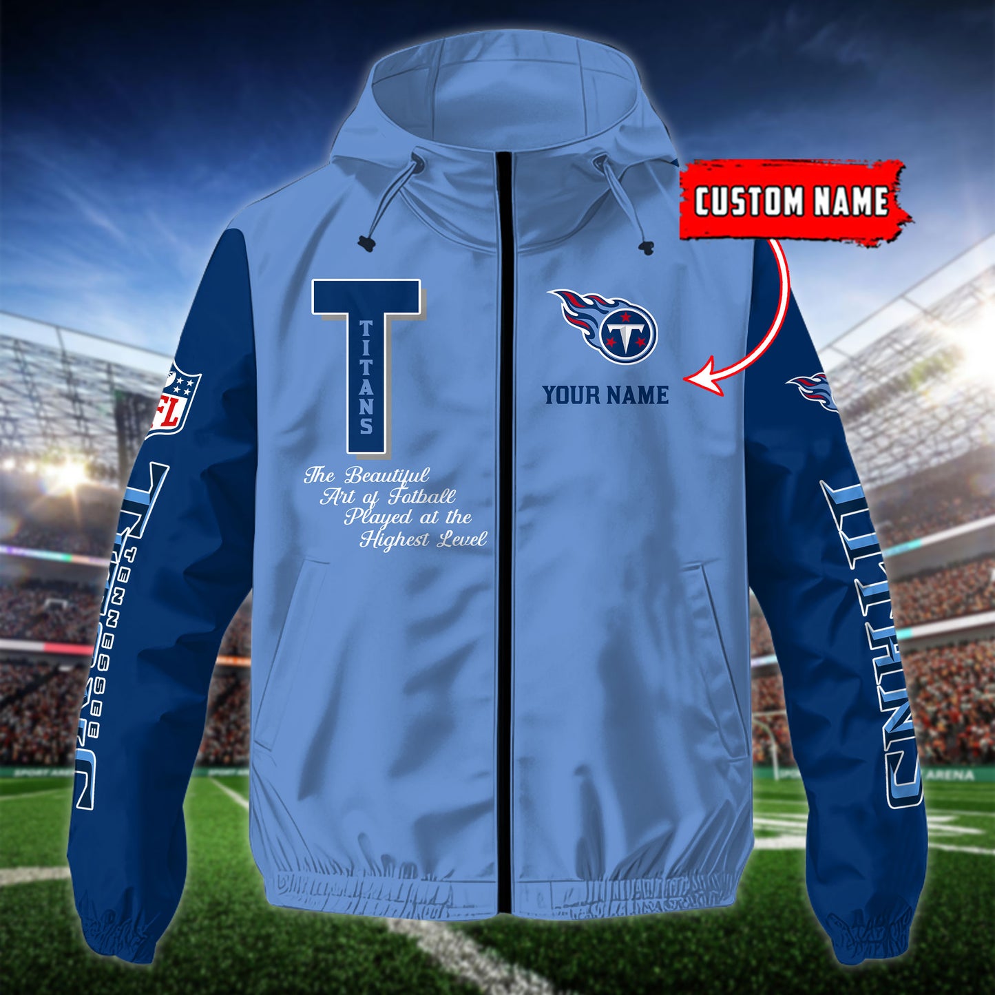 Tennessee Titans Outdoor Jacket AZBTOJ000159