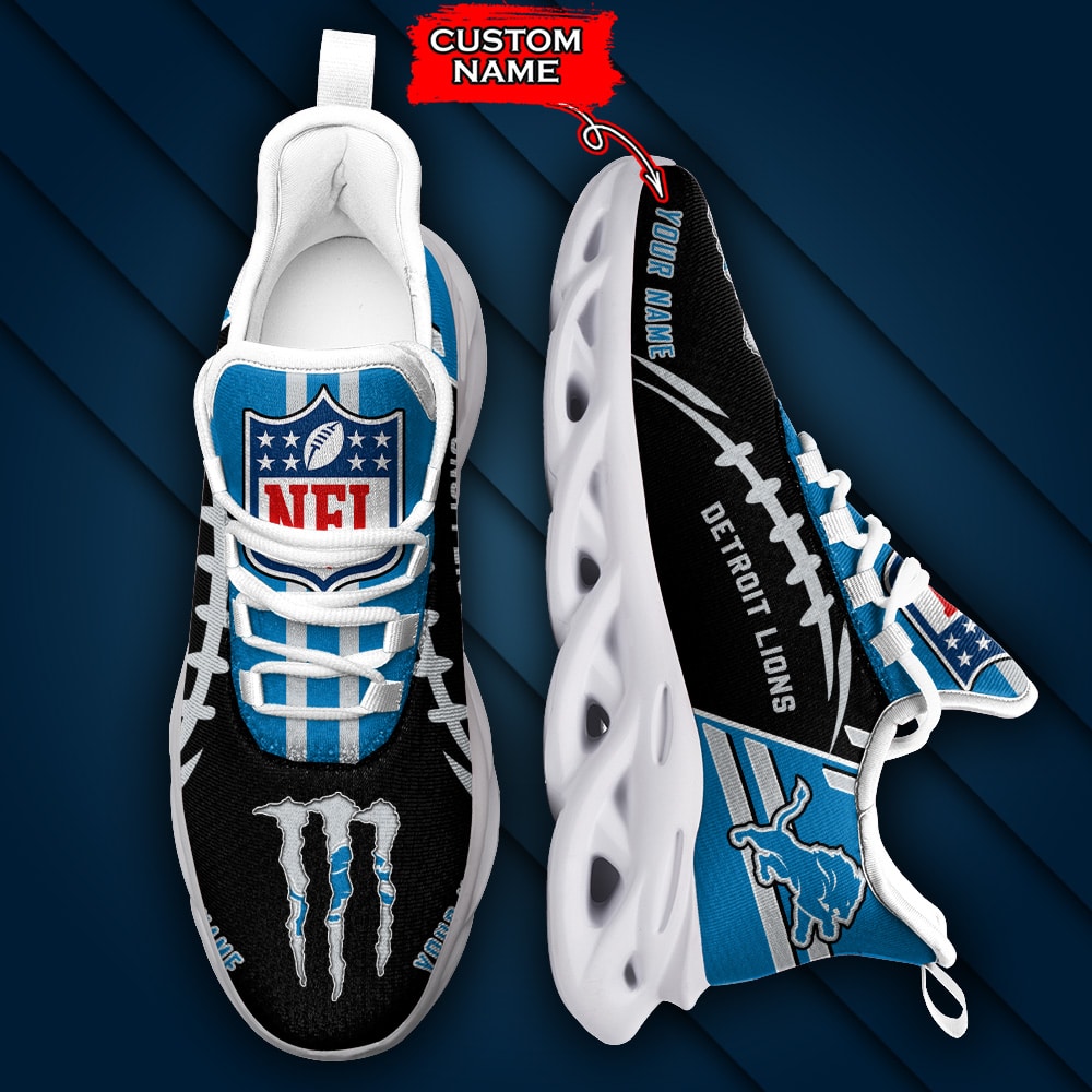 Detroit Lions Personalized Yezy Running Sneakers SPD729