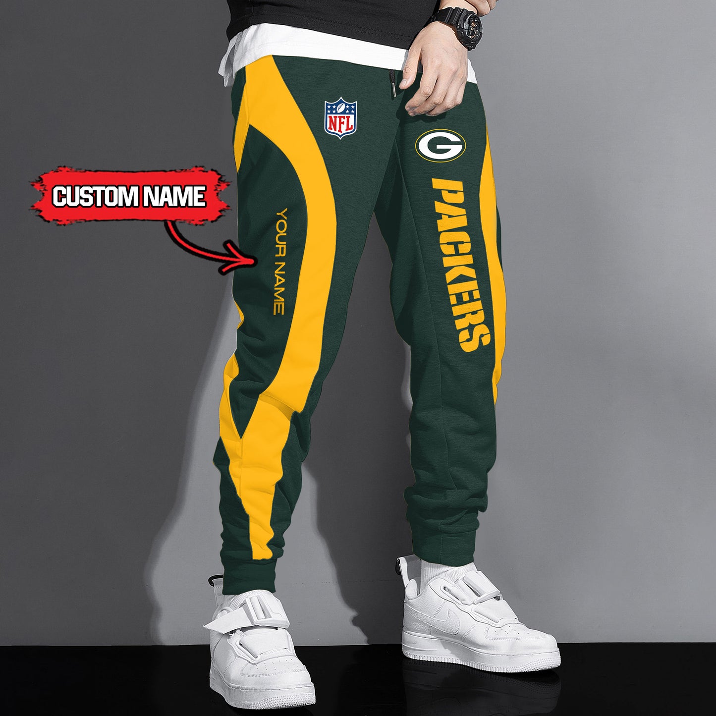 Green Bay Packers Drawstring Joggers AZBTJG000004