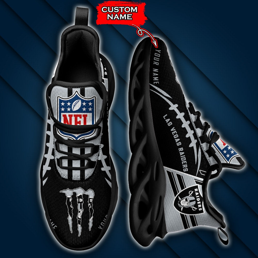 Las Vegas Raiders Personalized Yezy Running Sneakers SPD735