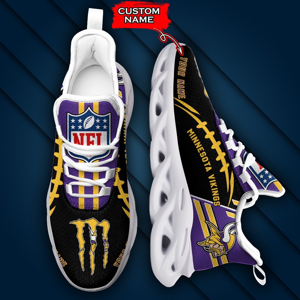Minnesota Vikings Personalized Yezy Running Sneakers SPD739
