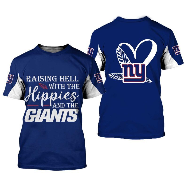 NFL New York Giants Limited Edition All Over Print Hoodie Sweatshirt Zip Hoodie T shirt Unisex Size