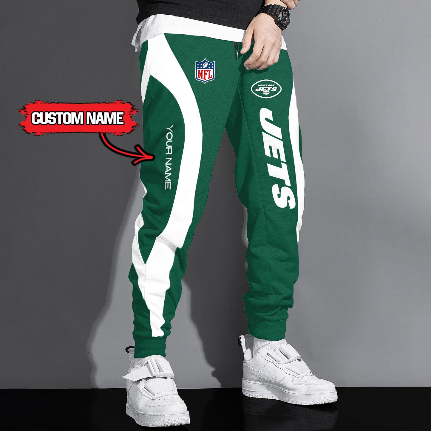 New York Jets Drawstring Joggers AZBTJG000014